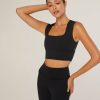 Tops IVL Collective | Boomerang Bra Jet Black