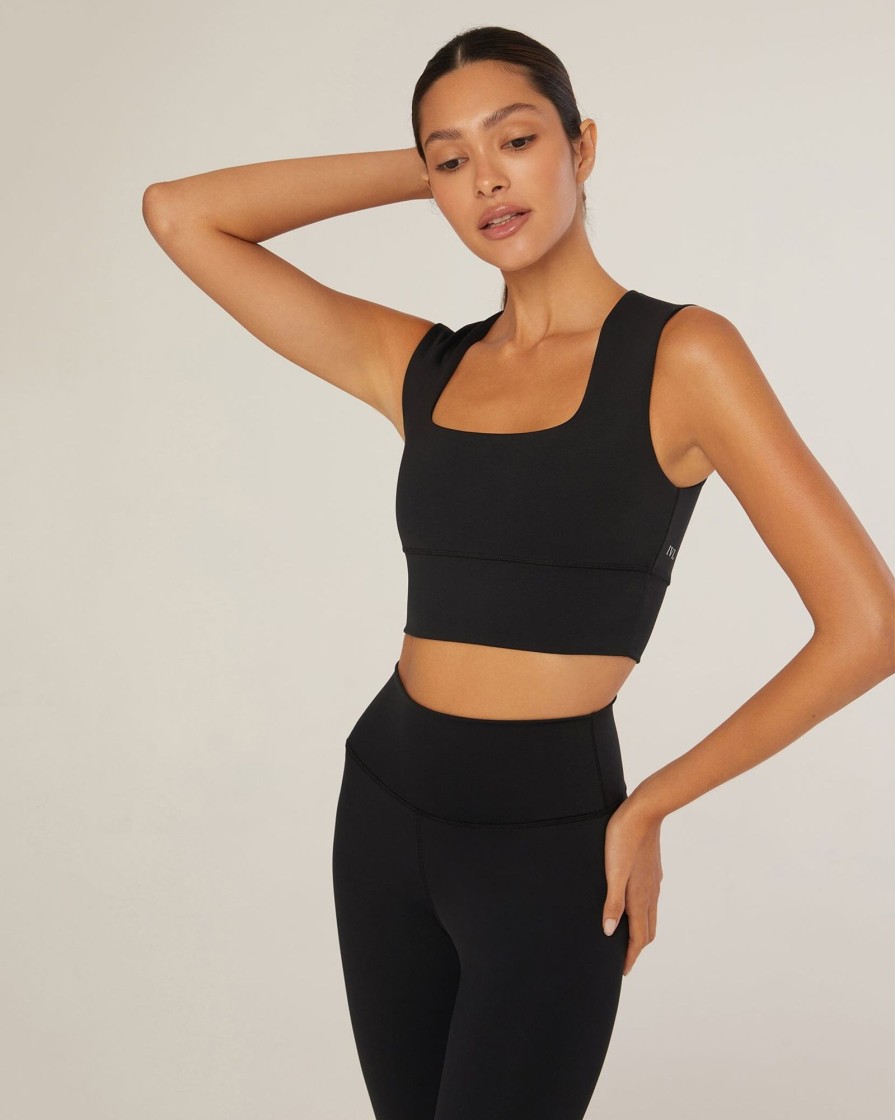 Tops IVL Collective | Boomerang Bra Jet Black