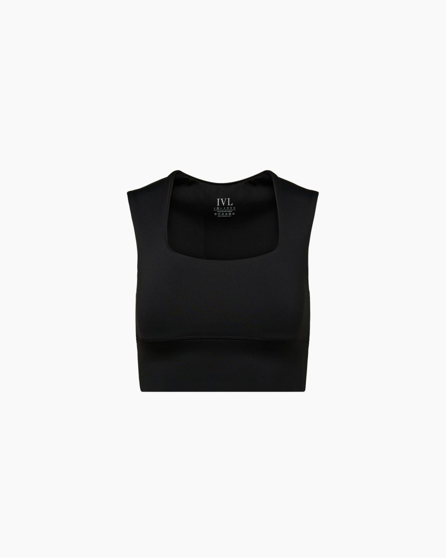 Tops IVL Collective | Boomerang Bra Jet Black