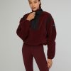 Tops IVL Collective | Fleece Pullover Windsor Wine