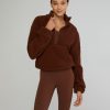 Tops IVL Collective | Sherpa Pullover Downtown Brown