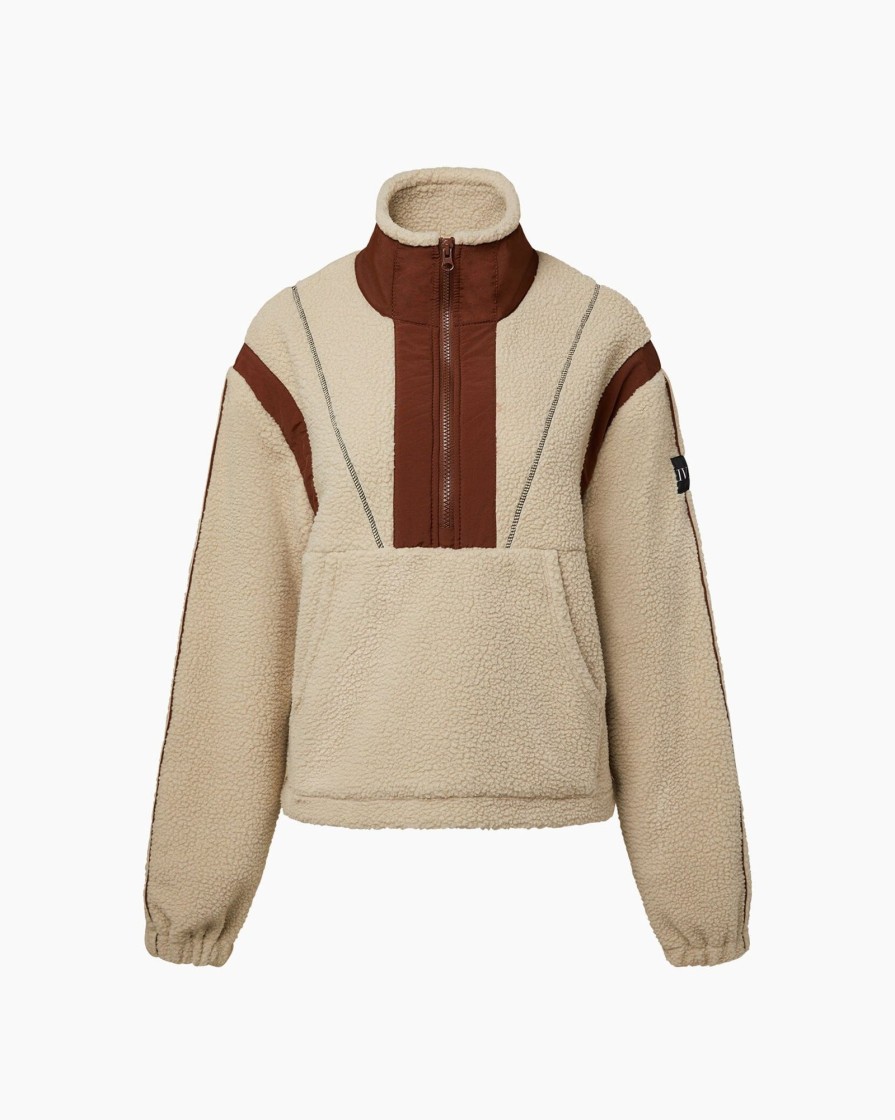 Tops IVL Collective | Fleece Pullover Cement