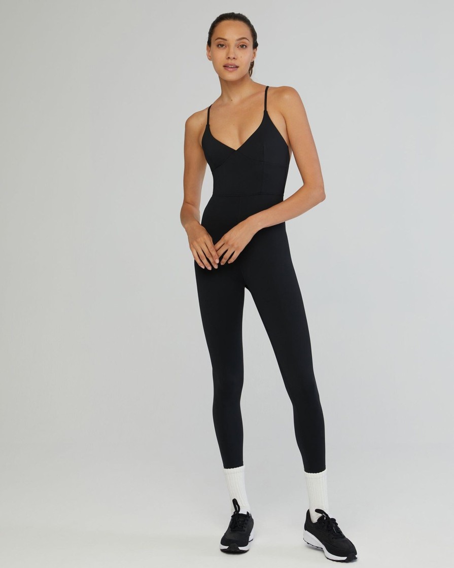 Bottoms IVL Collective | Strappy Onesie Jet Black