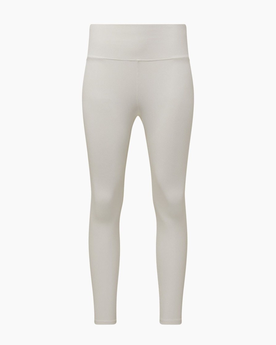 Bottoms IVL Collective | Rib Legging Brilliant White