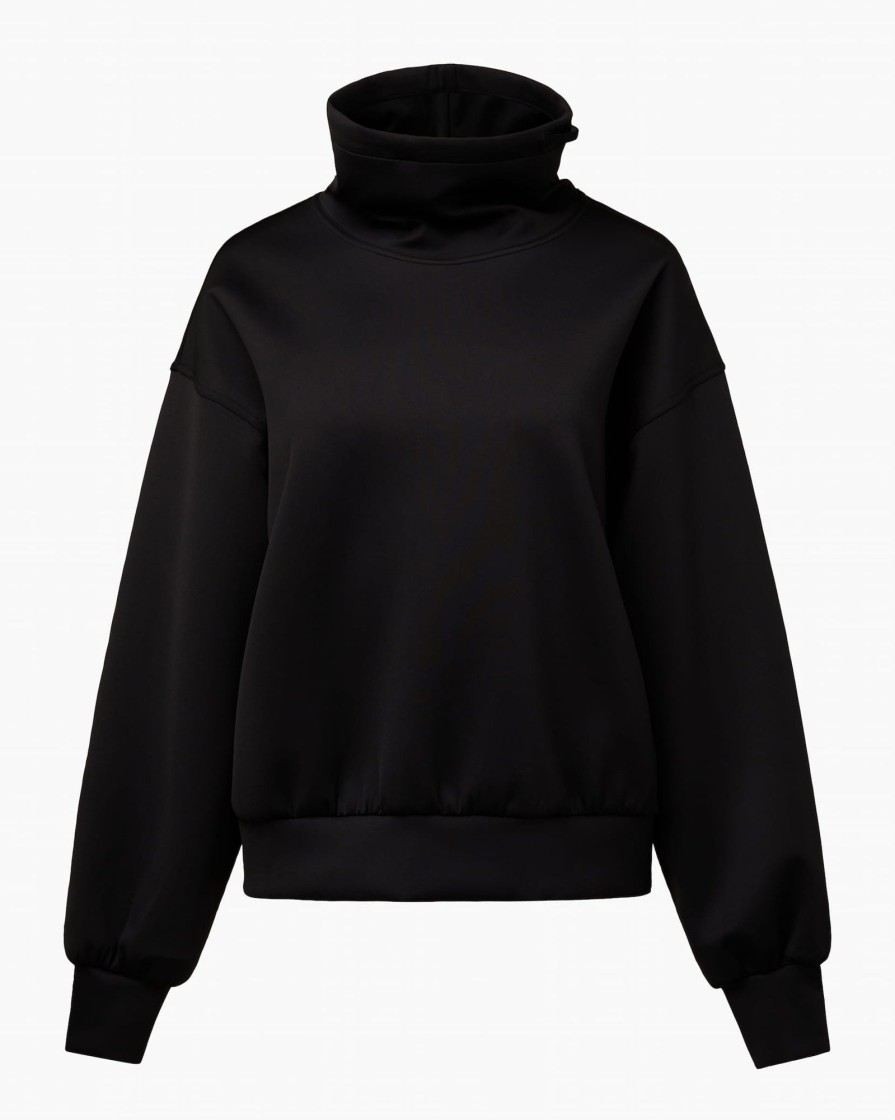 Tops IVL Collective | Cowl Top Jet Black