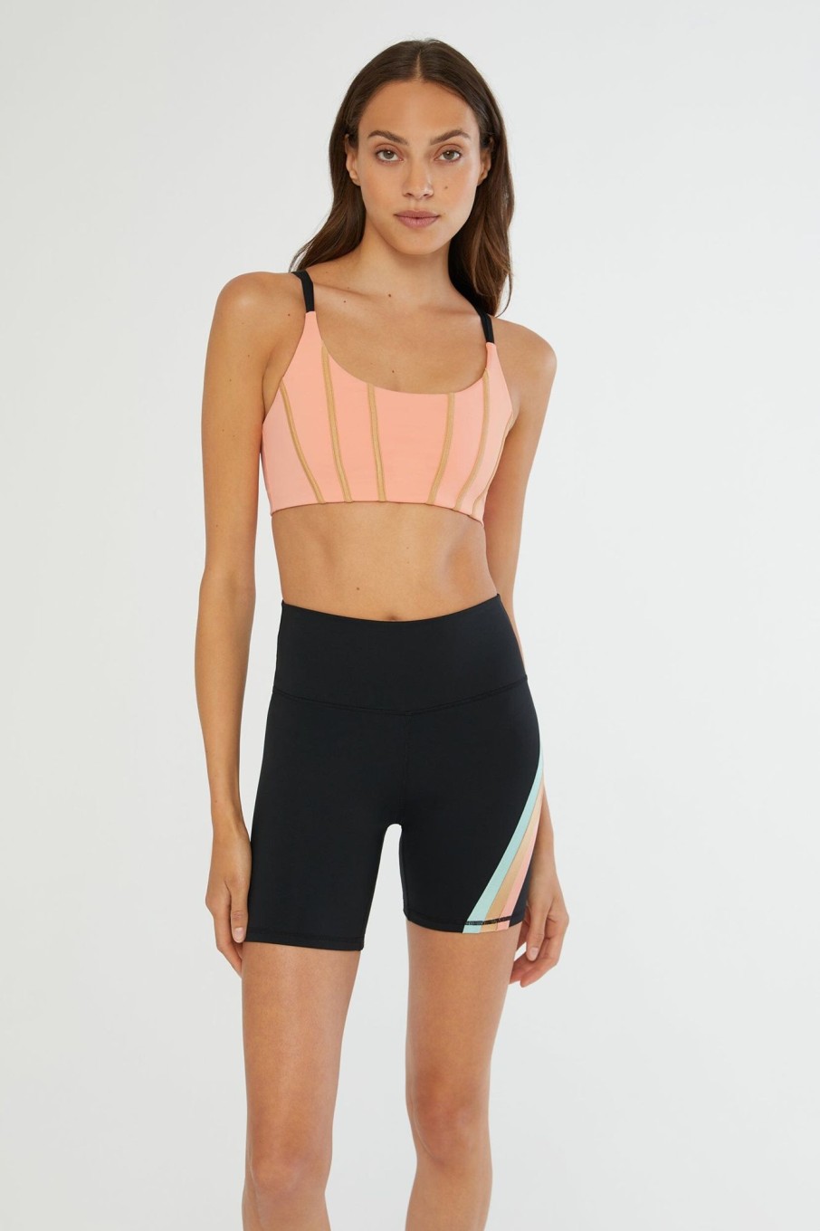 Tops IVL Collective | Corset Bra Papaya Punch