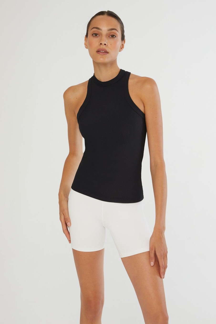 Tops IVL Collective | Rib Tank Black