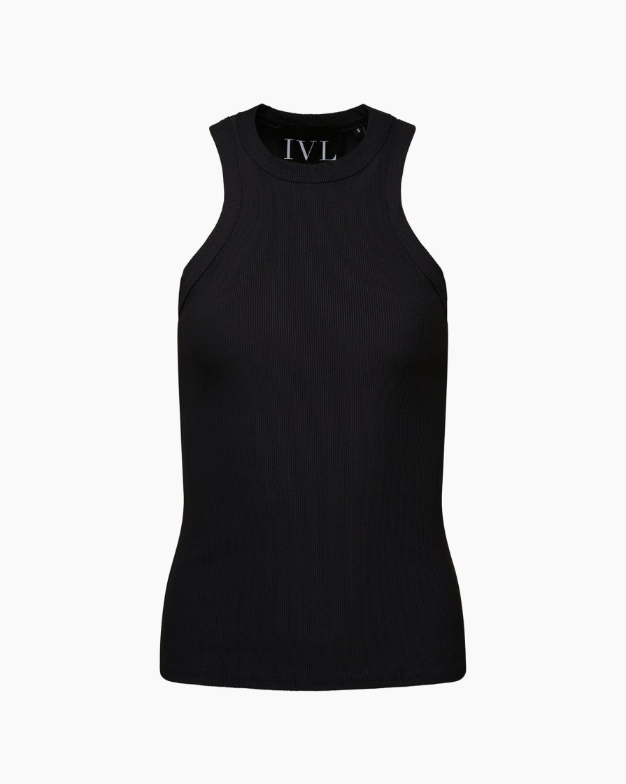 Tops IVL Collective | Rib Tank Black