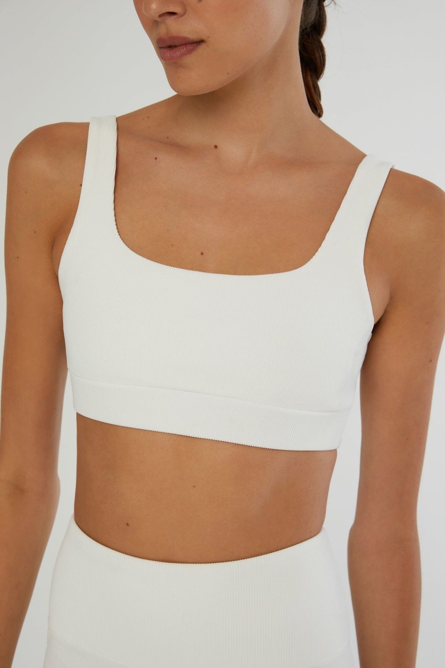 Tops IVL Collective | Twisted Bra Brilliant White