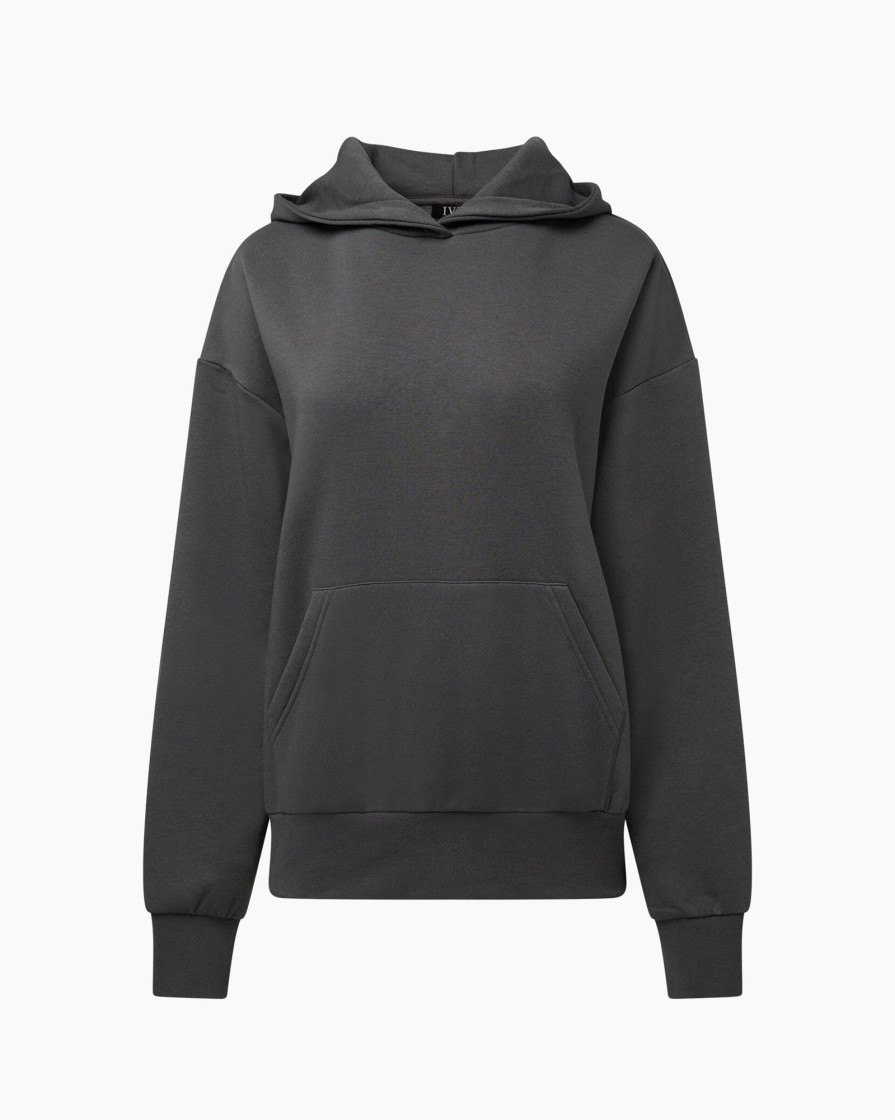 Tops IVL Collective | Oversized Hoodie Charcoal