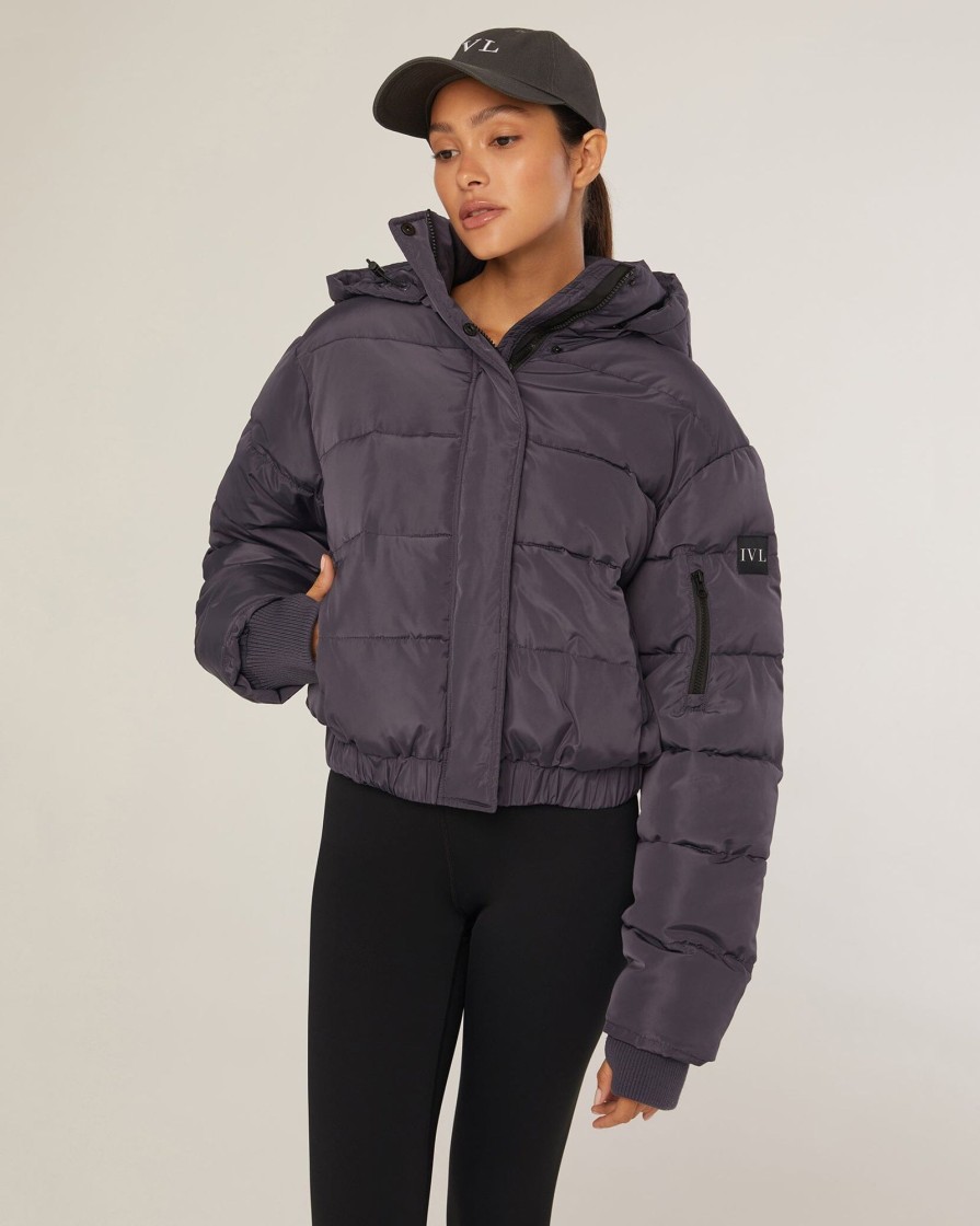 Tops IVL Collective | Puffer Jacket Odyssey Gray