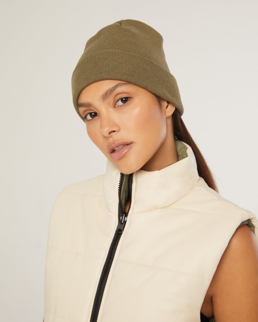 Accessories IVL Collective | Knit Beanie De Lichen Green