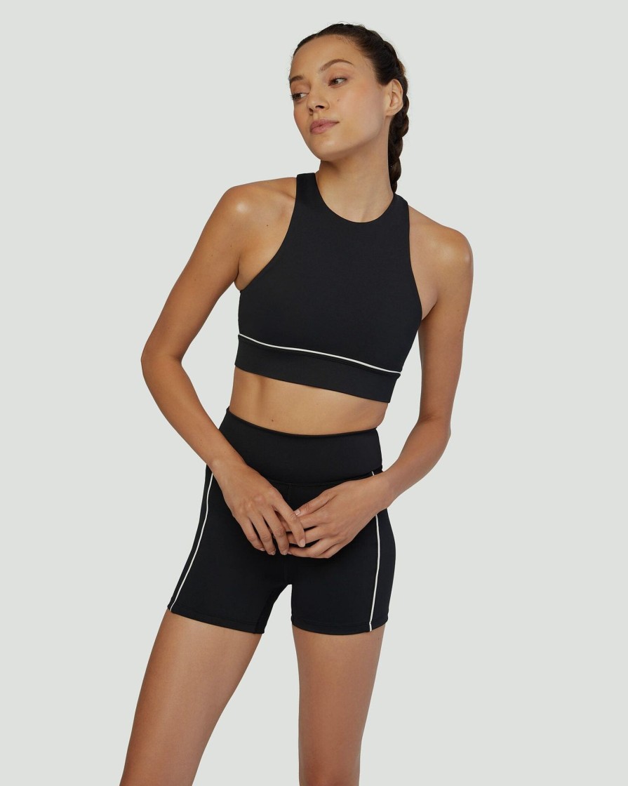 Tops IVL Collective | Curve Bra Jet Black/White