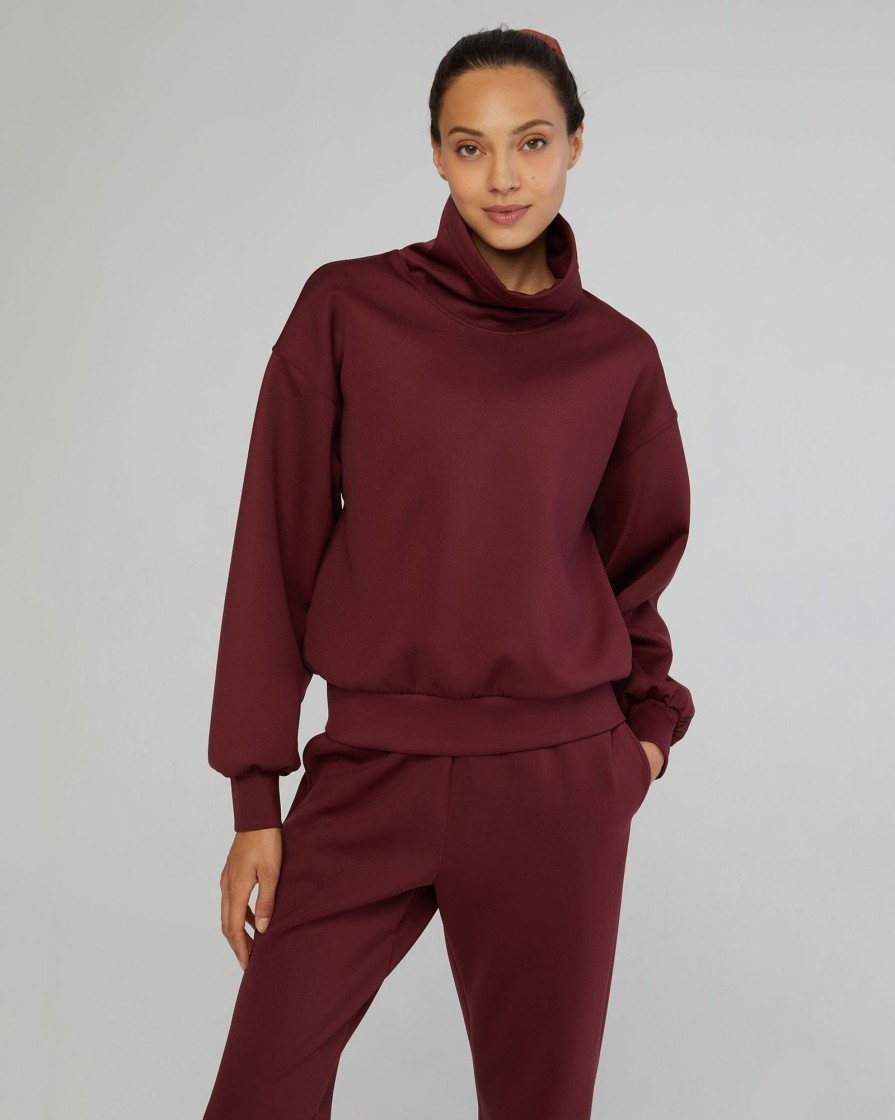 Tops IVL Collective | Cowl Top Windsor Wine