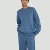 Tops IVL Collective | French Terry Crewneck Sweatshirt Coronet Blue