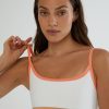 Tops IVL Collective | Active Pullover Bra Brilliant White