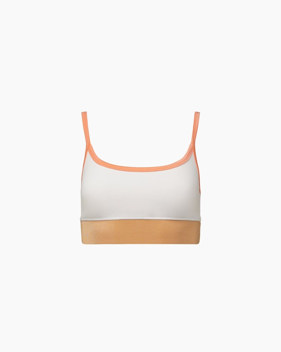 Tops IVL Collective | Active Pullover Bra Brilliant White