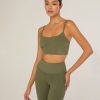 Tops IVL Collective | Bustier Bra De Lichen Green