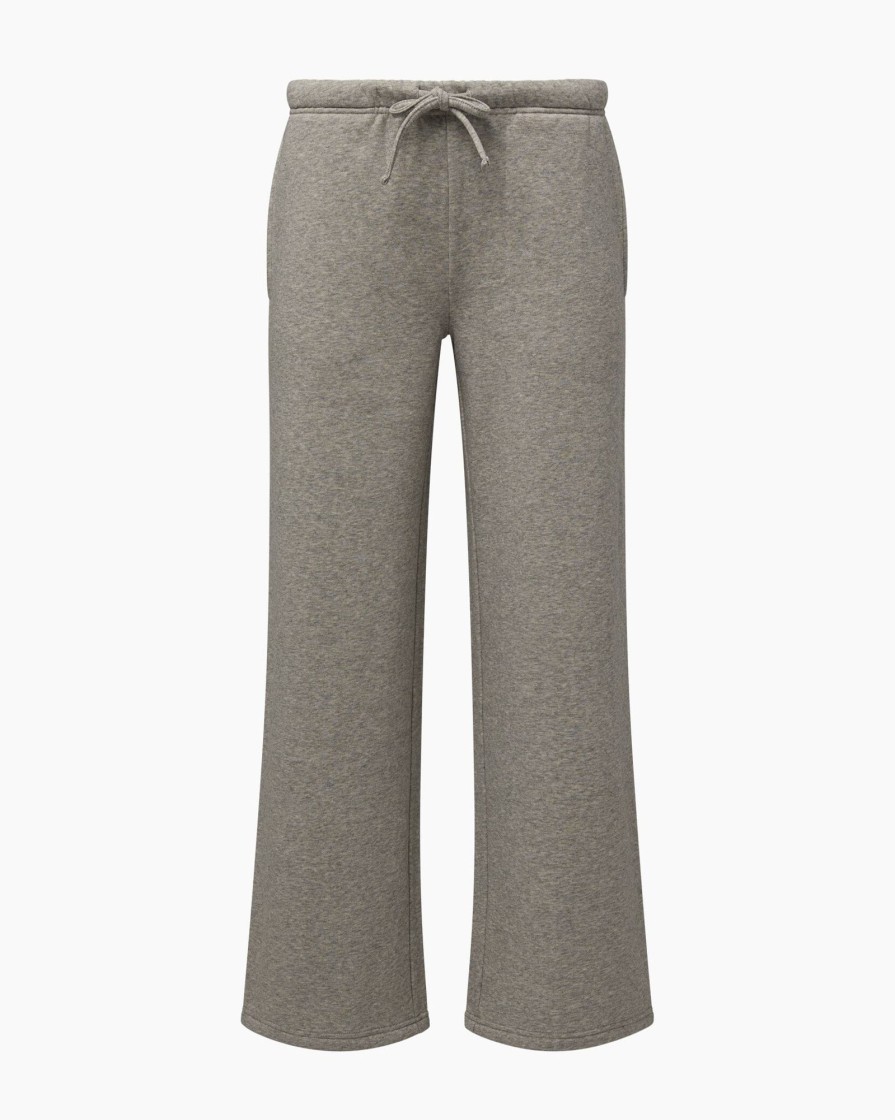 Bottoms IVL Collective | Low-Rise Relaxed Sweatpant Heather Grey