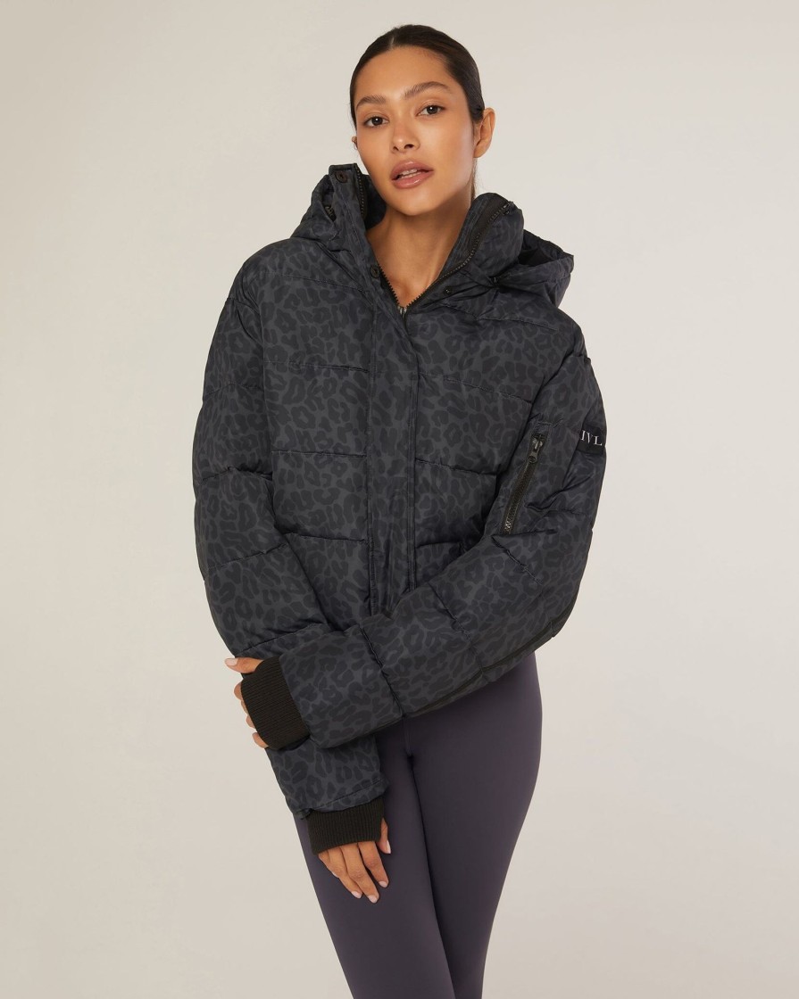 Tops IVL Collective | Puffer Jacket Jet Black