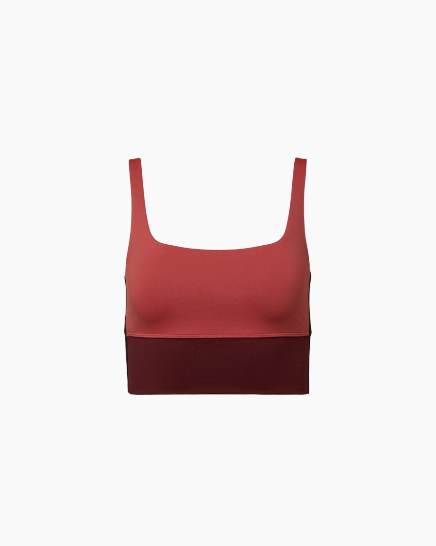 Tops IVL Collective | Scoop Bra Red/Wine/Black