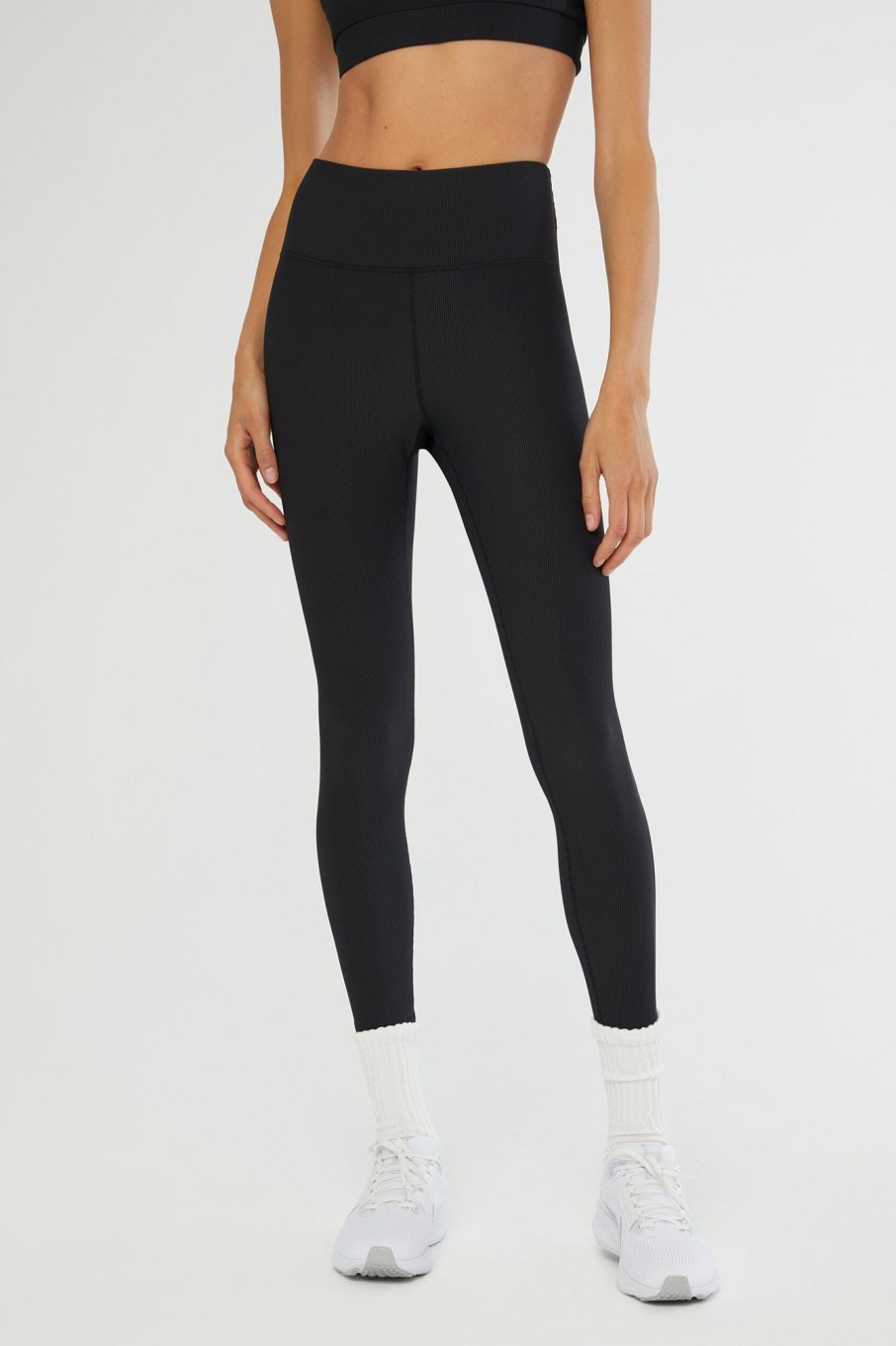 Bottoms IVL Collective | Rib Legging Black