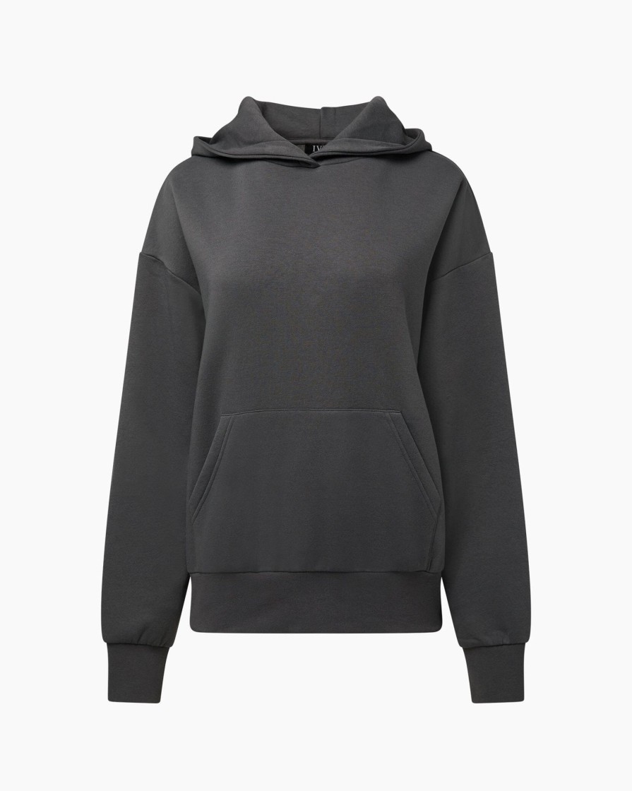 Tops IVL Collective | Oversized Hoodie Charcoal