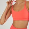 Tops IVL Collective | Cross Back Bra Fiery Coral