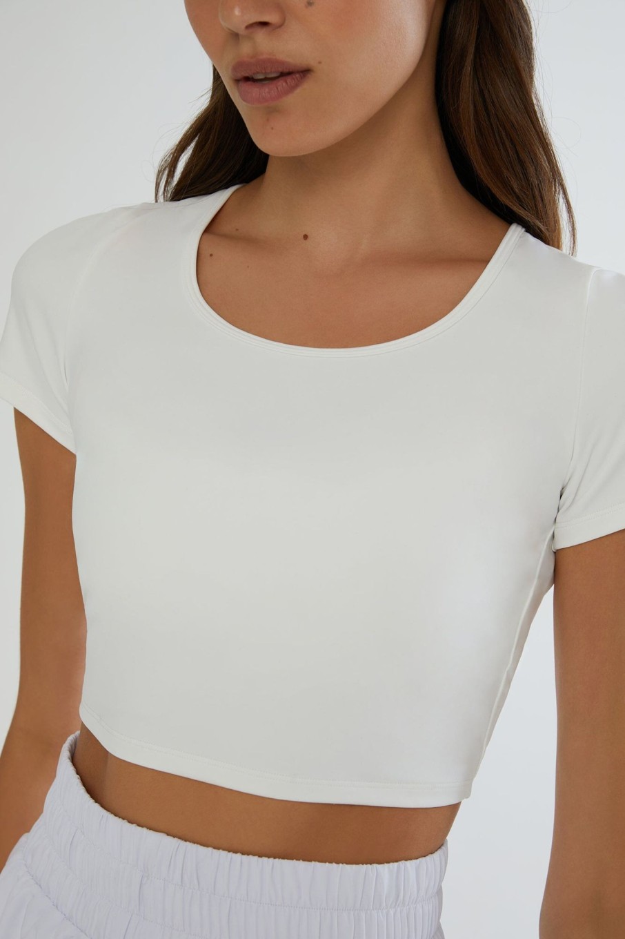 Tops IVL Collective | Open Back Top Brilliant White