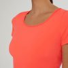 Tops IVL Collective | Open Back Top Fiery Coral