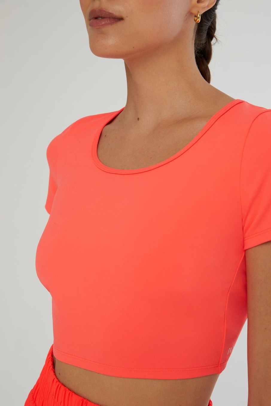 Tops IVL Collective | Open Back Top Fiery Coral