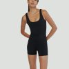 Bottoms IVL Collective | Keyhole Onesie Jet Black