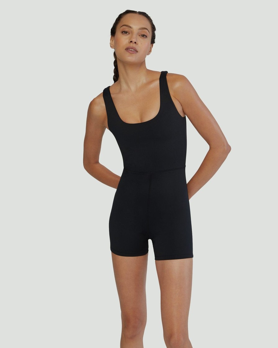 Bottoms IVL Collective | Keyhole Onesie Jet Black