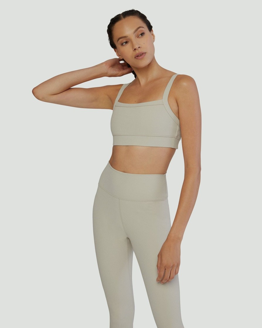 Tops IVL Collective | Square Neck Bra Pumice Stone