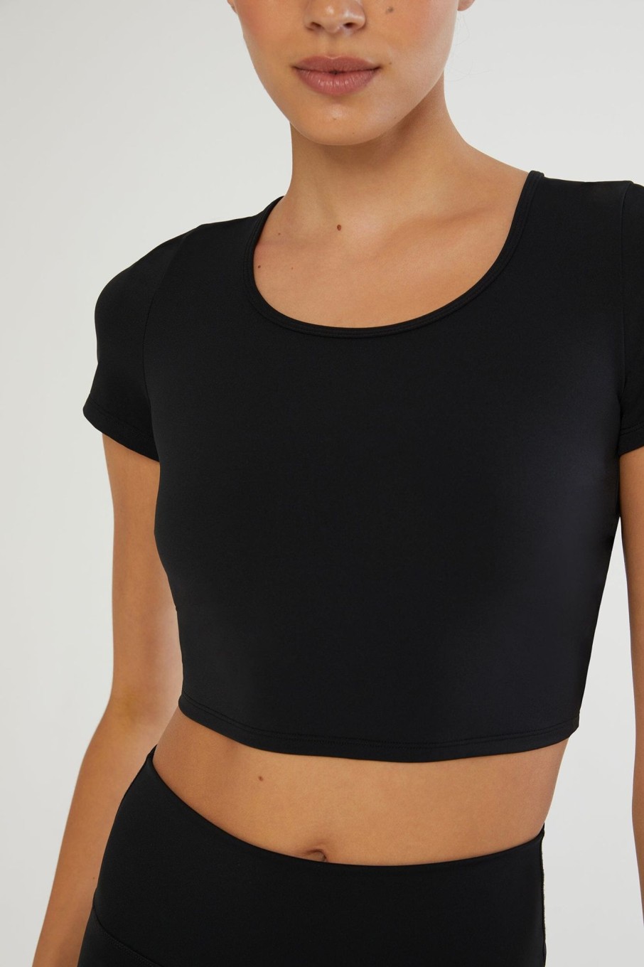 Tops IVL Collective | Open Back Top Jet Black