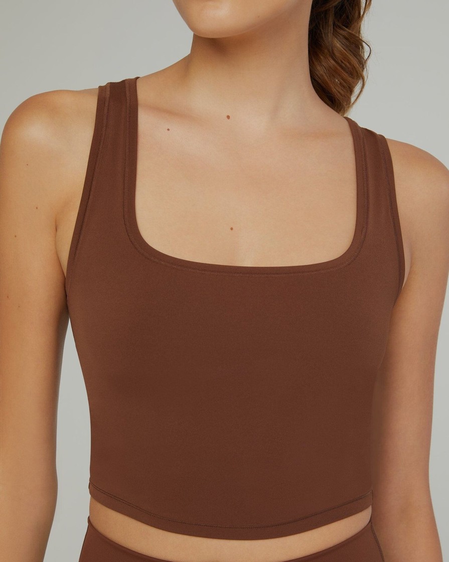 Tops IVL Collective | Scoop Tank Downtown Brown