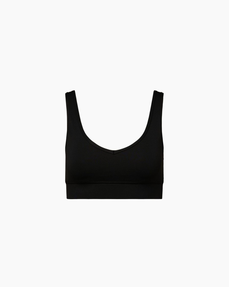 Tops IVL Collective | V-Neck Bra Jet Black